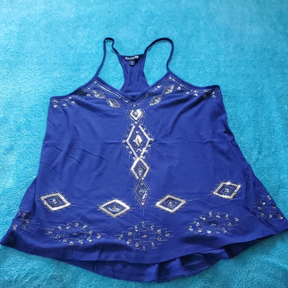 NWOT - Express Racerback Sequined Tank
